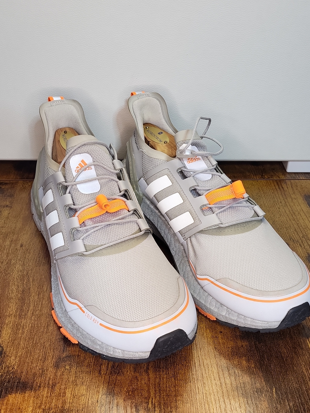 Adidas Running Ultra Boost Winter C.RDY Grey Orange Water-Repellent Men 9 EG9800